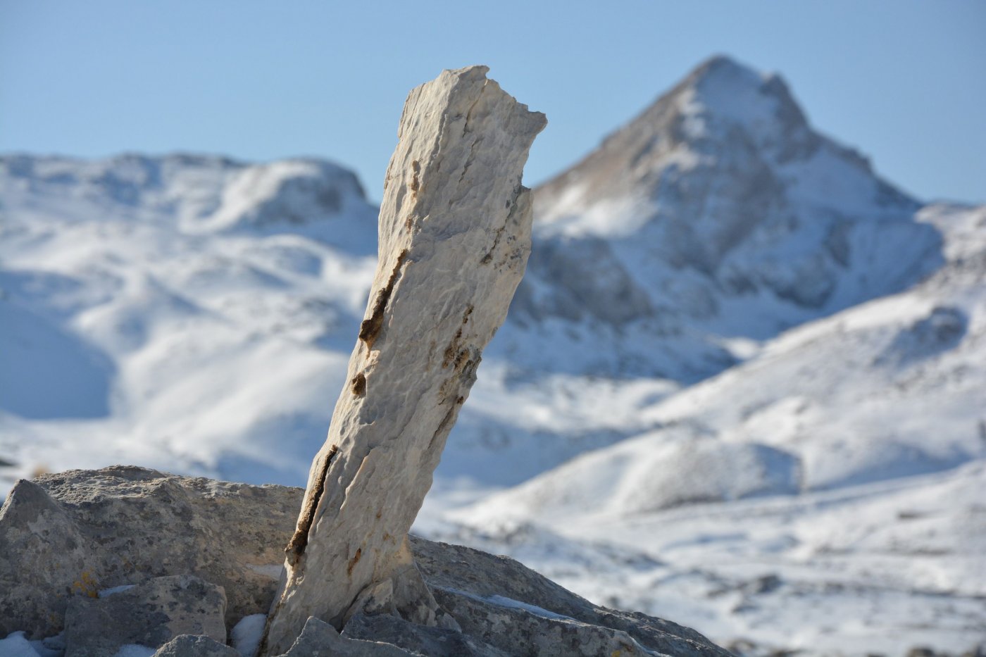 Embracing the Enchantment of Snowfall in Pindos Mountains