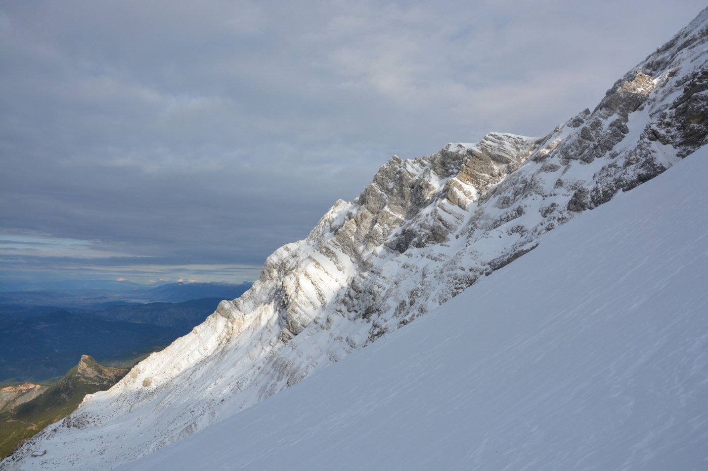 Embracing the Enchantment of Snowfall in Pindos Mountains