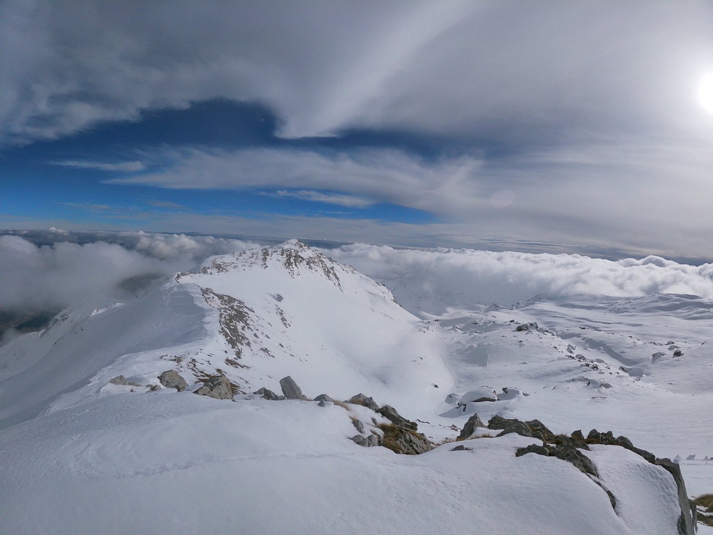 Embracing the Enchantment of Snowfall in Pindos Mountains