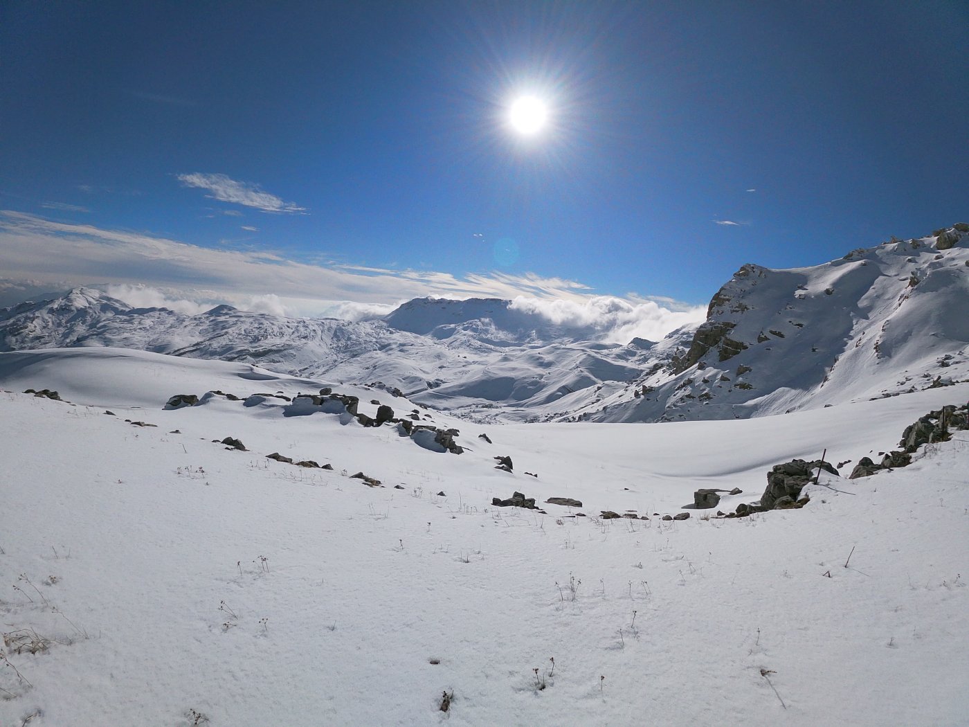 Embracing the Enchantment of Snowfall in Pindos Mountains