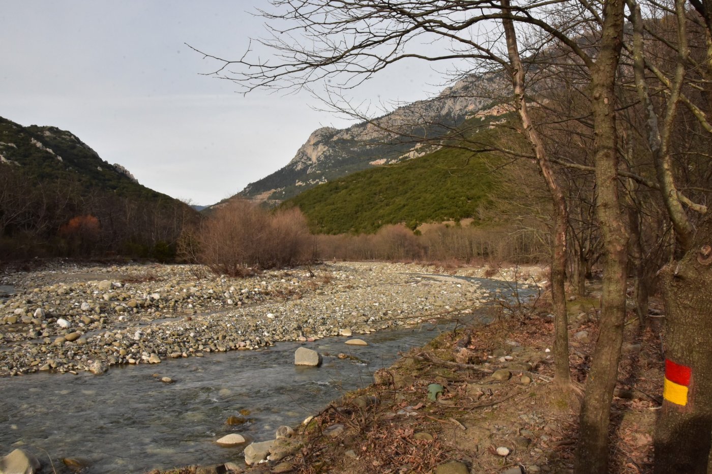 The signposting of the Sykia - Mornos path for the connection of Ghiona and Vardousia moyntains was completed.