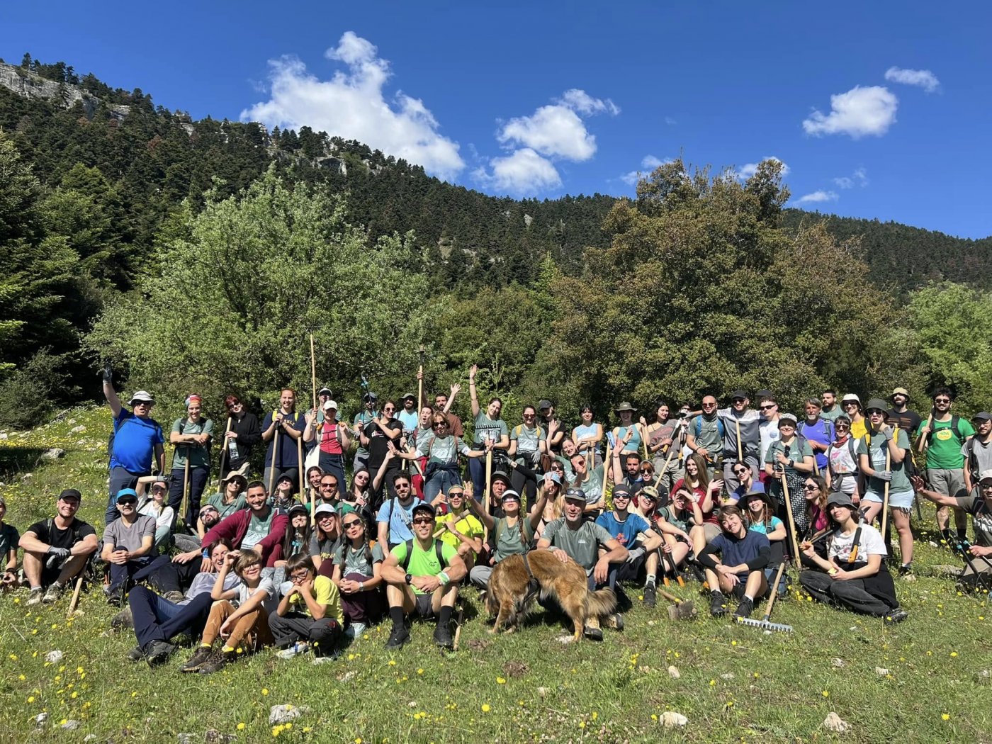 4day Volunteering camp at Viniani, Fokida -> co-organized with the experienced team of Wheeling2Help
