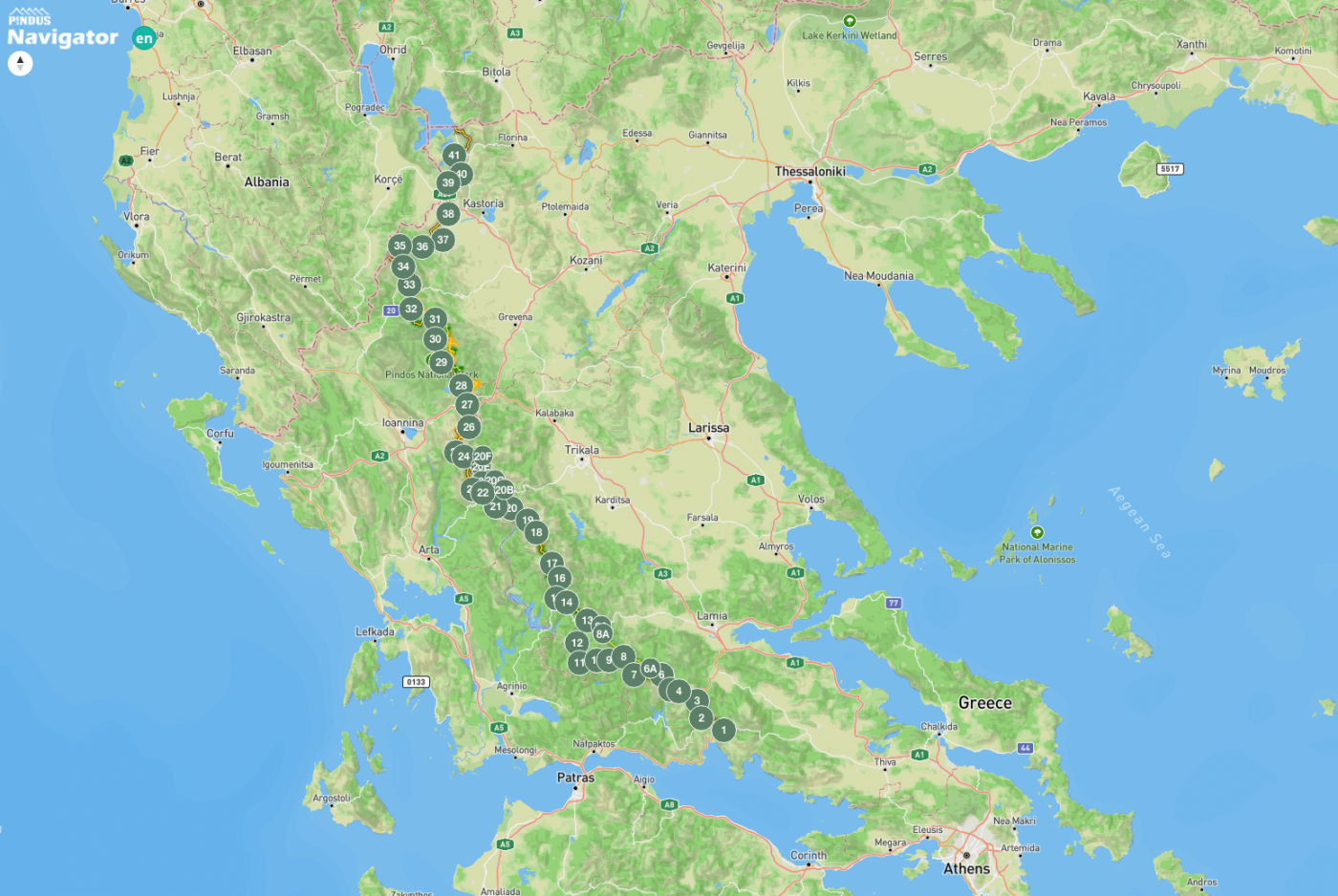 Γνωρίζετε τo Pindus Trail Navigator?