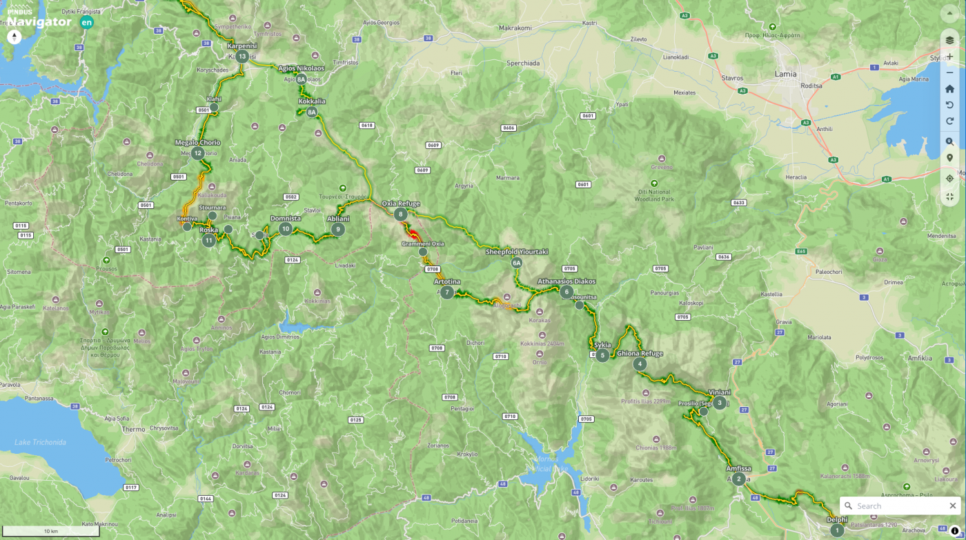 Γνωρίζετε τo Pindus Trail Navigator?