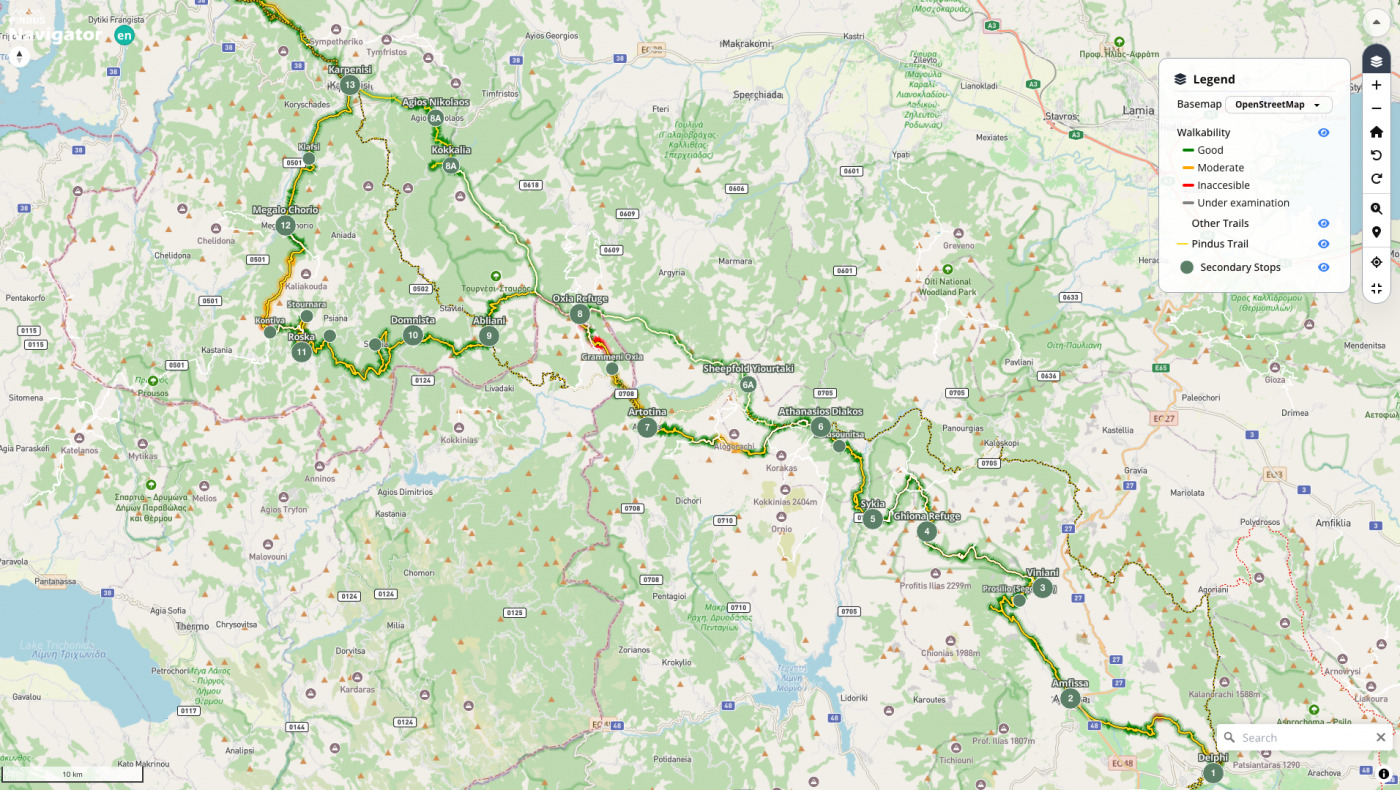 Γνωρίζετε τo Pindus Trail Navigator?